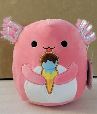 SQUISHMALLOWS FOODIE SQUAD Archie the Pink Axolotl 8" Ice Cream Cone NWT £24.16 - PicClick UK