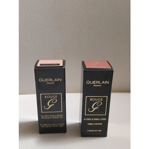 Guerlain Rouge G Le Capot Lippenstift – Gypsy Folk, 1 Stück | Luxus-Lippenstift Mit Spiegel Im Deckel