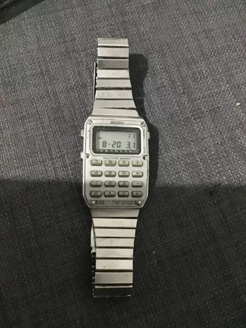 Seiko C515-5000 Calculator Watch Vintage Made In Japan Seiko C515-5000 Calculator Watch Vintage Made In Japan