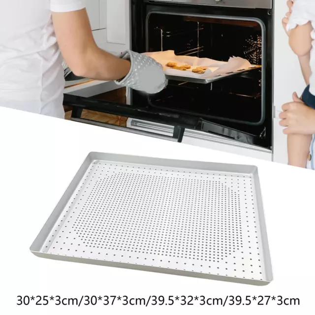 Perforated Half Sheet Pan Easy Clean Cookie Pan Aluminum Versatile Baking Pan