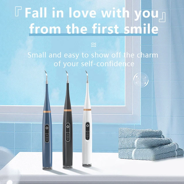 1 juego de escalador de dientes USB carga de dientes blanqueamiento dental eléctrico 2 en 1 cálculo dental