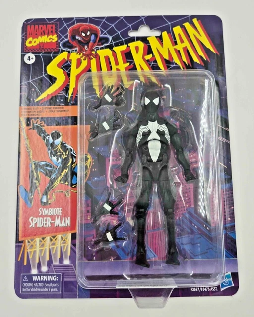 Figura Venom Spider-Man Symbiote Black Suit 1/12 - CT TOYS 15cm - Marvel Film