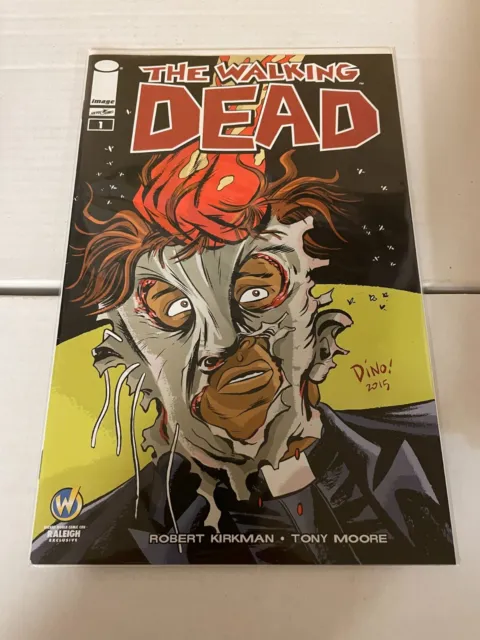 WALKING DEAD (2015 Image) #1 Raleigh Wizard World Comic Con Exclusive Variant NM