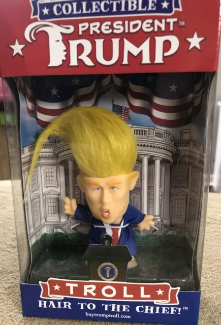 President Donald Trump Troll Doll MAGA Make America Great Again *NEW* G