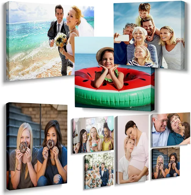 Custom Canvas Prints with Your Photo, Personalized Canvas Wall Art, Home Décor