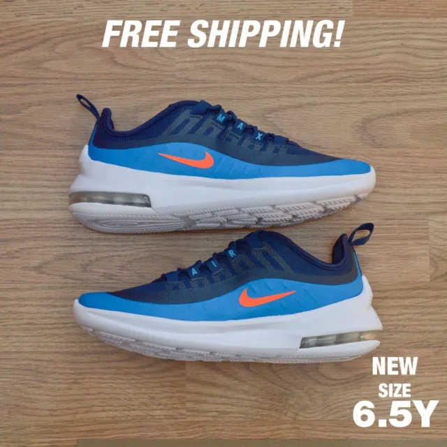 NEW Nike Air Max Axis Navy Blue Running Shoes AH5222 402 - SIZE 6.5Y / 8 WOMENS