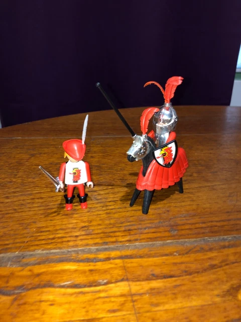 PLAYMOBIL TIENDA TORNEO Medieval Custom 3D Caballero Justas (Tournament Knight) EUR 34,95 - ES