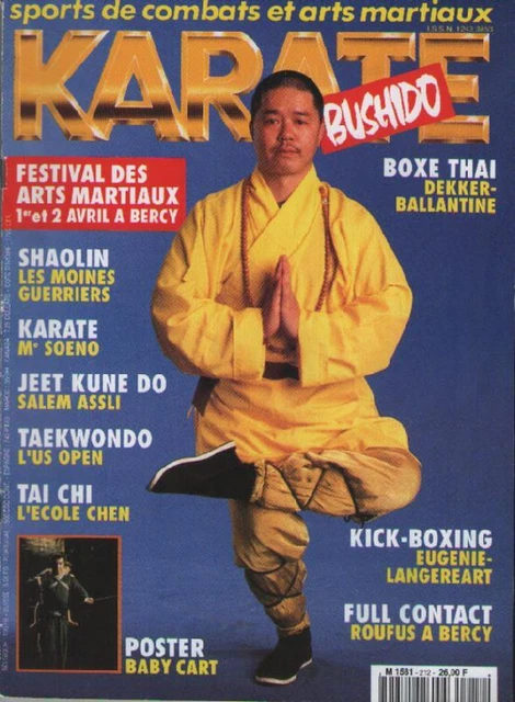 Magazine Karaté Bushido N°296 - Décembre 2001 - Michaël Milon, Taekwondo, Jet Li