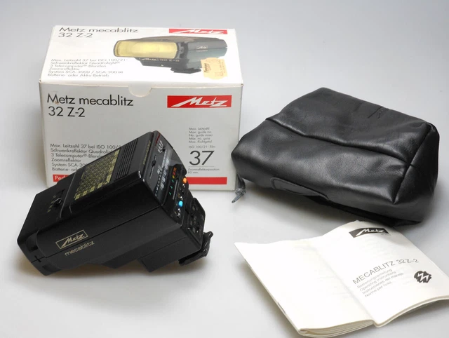 Metz Mecablitz 32 Z-2  + SCA3401 Flash Blitzgerät f. Nikon