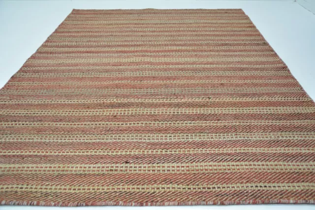 N°ECK7 Modern Tissés à la Main Tapis de Qualité Kelim Laine Env. 240 X 170 CM 2