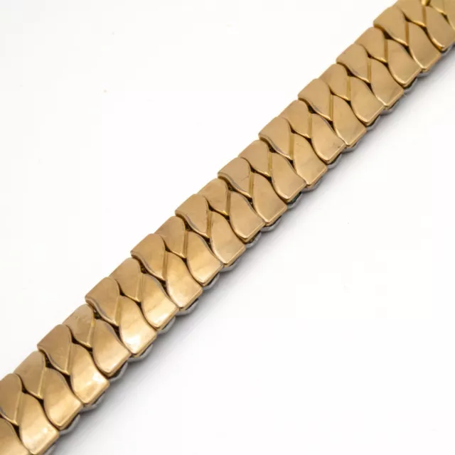 Vintage Speidel 15.6 mm goldtone wristwatch expansion bracelet