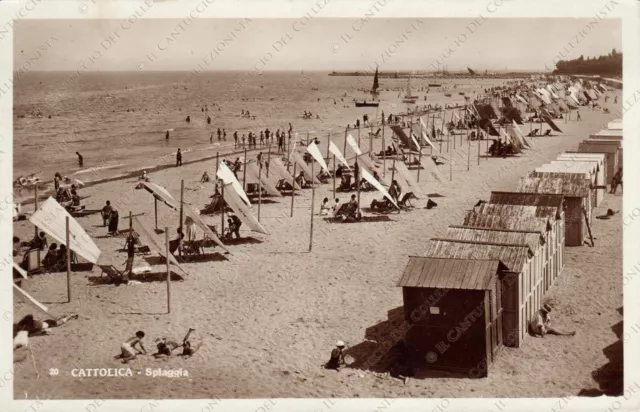 CATTOLICA Spiaggia Rimini Cartolina animata