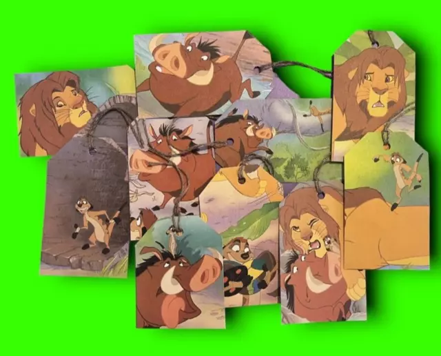 Gift Tags The Lion King Little Golden Book (Pack 10) Upcycled Disney