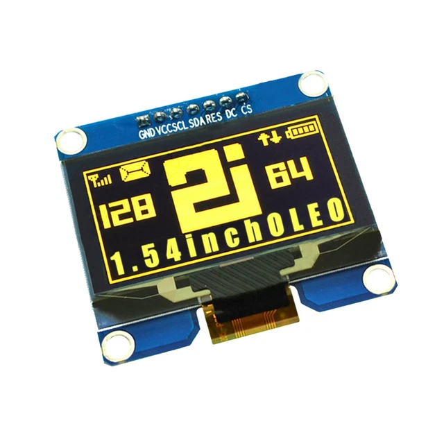 OLED DISPLAY DISPLAY Full Perspective IIC Interface LCD Screen Module ...