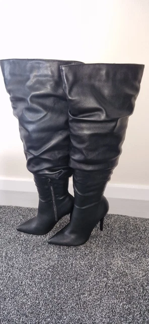 black over the knee boots