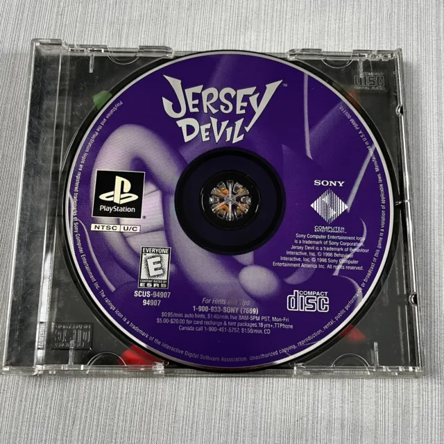 Video Game Print Ads — 'Jersey Devil' [PS1] [USA] [MAGAZINE, SPREAD]