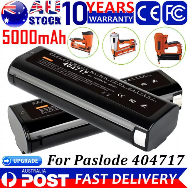 6V 5.0Ah Ni-MH Battery for Paslode 404717 900400 900420 900600 IM50 IM65 IM250A