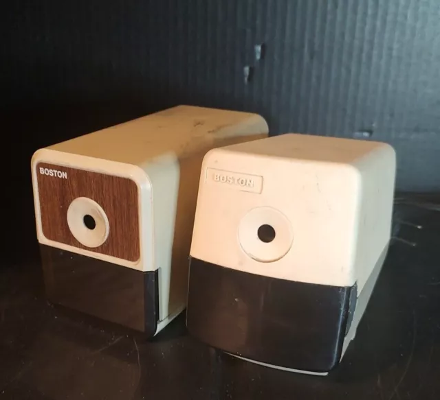 2 Boston Hunt Electric Pencil Sharpener Model 18 19 296A Lot