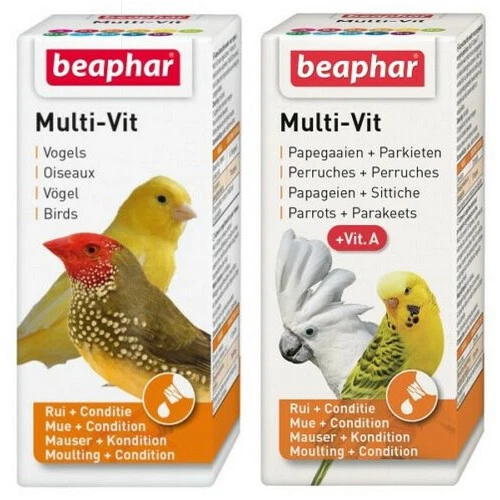 BEA MULTI VITAMIN Bird 20ml Caged Aviary Liquid Supplement 12 Vitamins