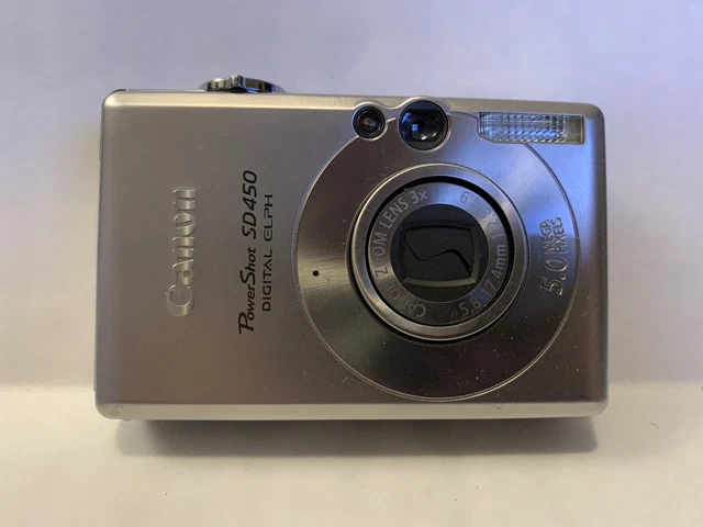 (Error: E18) Canon PowerShot Digital ELPH SD450 Camera / IXUS 55 5.0MP Complete
