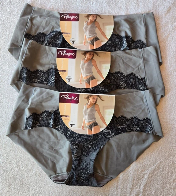 String Gris Et Noir Playtex - Taille 40 EU - Neuf Sans étiquette - Polyamide - Référence 6866
