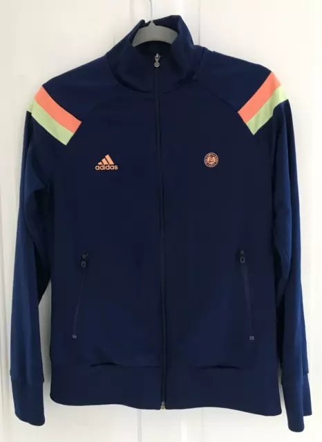 Adidas Jacket Mens Roland Garros Paris Tennis Warm Up Size M