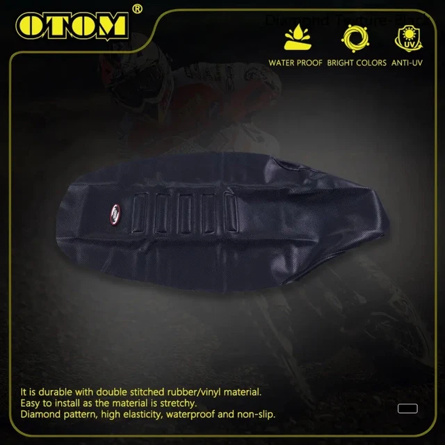 Coprisedile Coprisella Universale Motocross Enduro Motard NERO