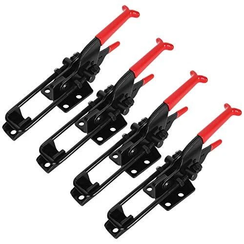 4 Pack Black Toggle Latch Clamp - 700LBS Heavy Duty Clamp For Door, Boxn
