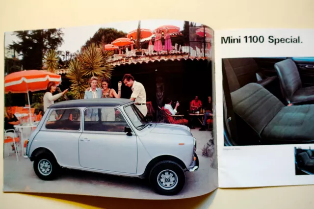 catalogue publicitaire MINI Austin Morris 850 1000 1100 automobilia 2