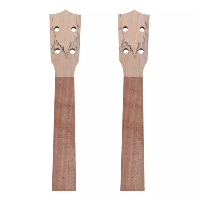 Ukulele Neck for 23 Inch Concert Ukelele Uke Guitar Parts DIY Unfinished 2 Pcs