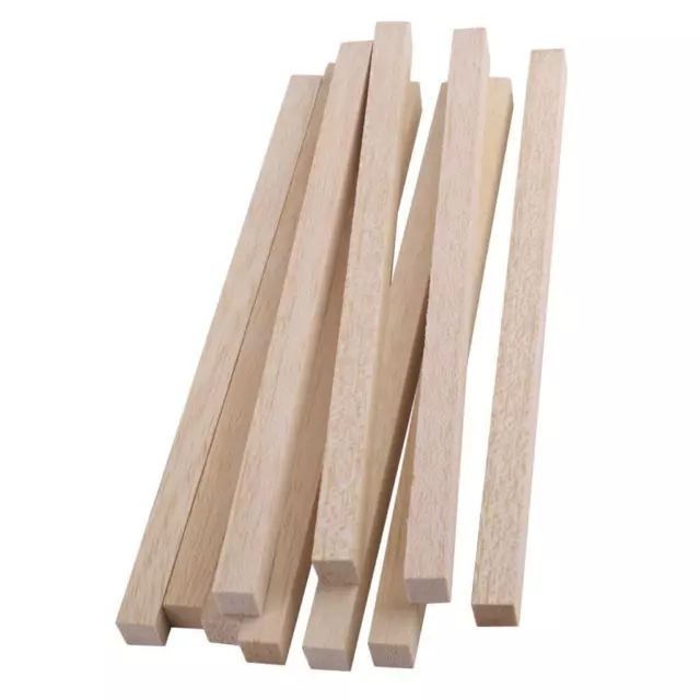 Bâtons en bois rustique naturel, 10 pièces, modèle en bois de Balsa, tige de