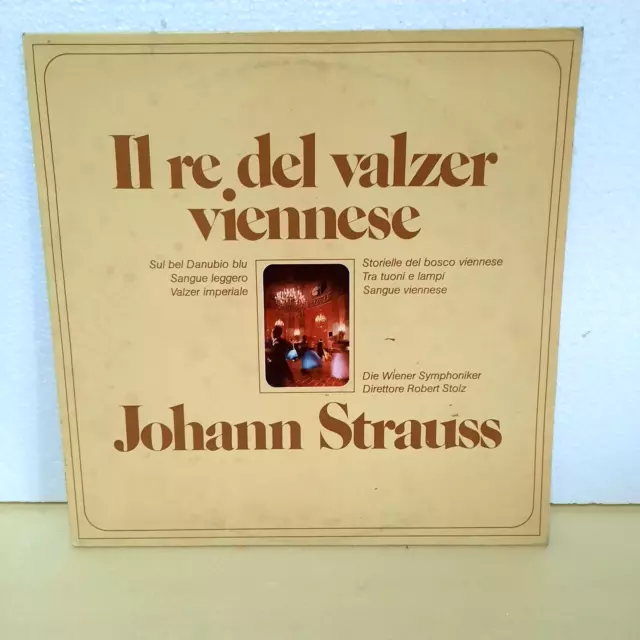 Johann Strauss Die Re Der Walzer Wiener LP 33 RPM 1968 Ricordi Ocl 16025 Italy