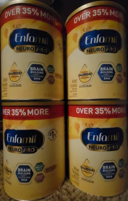 4 Big Cans(28.3 oz) of  Enfamil NeuroPro Infant Formula.