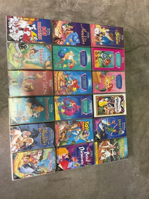 peliculas vhs disney coleccionista