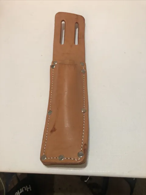 Handmade Leather Holster for Knife Or Tools - 11 1/2" L x 2 1/2" W x 1 1/2” H.