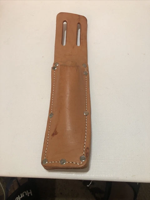 Handmade Leather Holster for Knife Or Tools - 11 1/2" L x 2 1/2" W x 1 1/2” H.