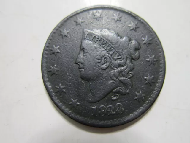Coronet Head Large Cent 1828