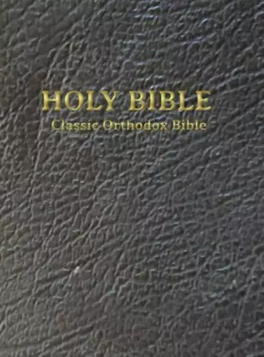 9.5 Mica Biblie The Bible Romanian Orthodox Old & New Testament Hardcover  Book