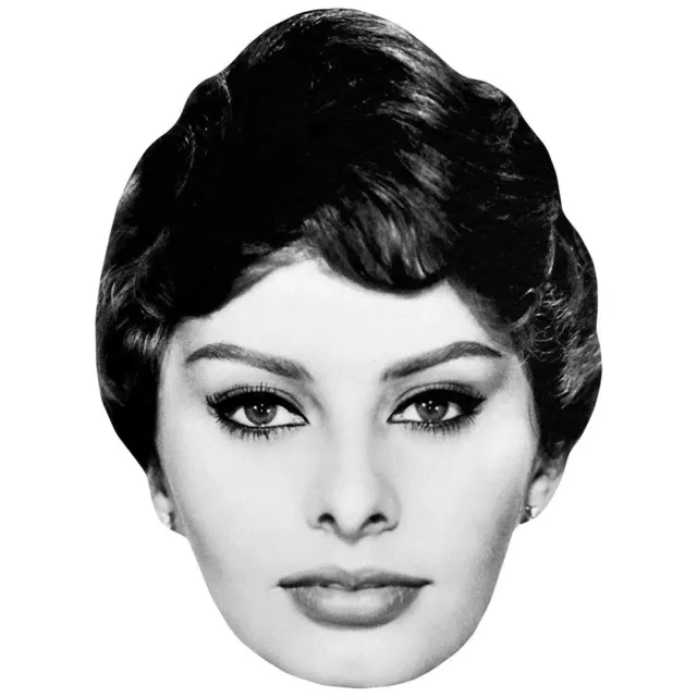 Sophia Loren (Make Up) Big Head. Larger than life mask.