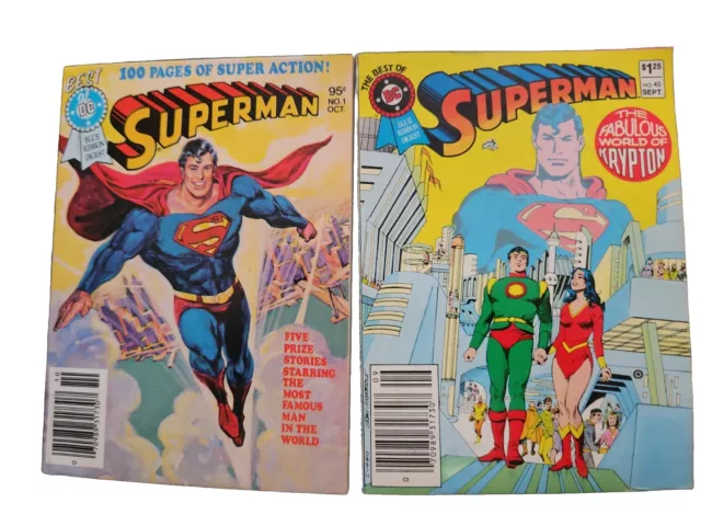 Best Of DC BLUE RIBBON DIGEST #1 Oct. SUPERMAN 1979 & #40 1983