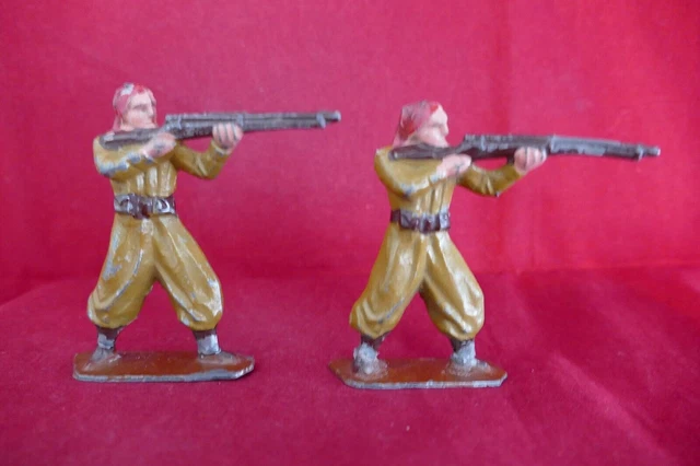 Soldat Plomb Creux - L'Armée D'Afrique - 7e Zouaves - Marque DC