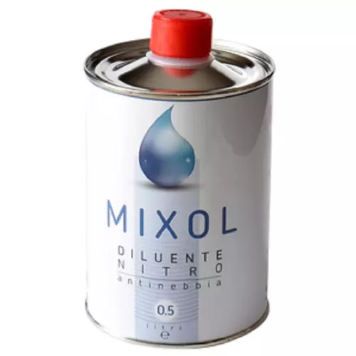 Mixol 0,5 Lt Diluant Nitro Anti-brouillard pour Dilution De Polonais Vernis Cee
