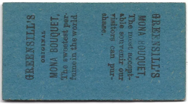 MANX NORTHERN RAILWAY TICKET - 3rd Class Single - Foxdale to St. Germains 2