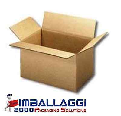 20 pezzi SCATOLA DI CARTONE imballaggio spedizioni 25x15x10cm scatolone avana 