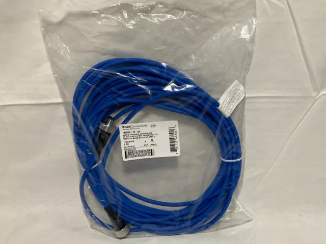 Molex Woodhead Brad 120623-0029 Industrial Cable Assemblies 10M Blue PVC Cable