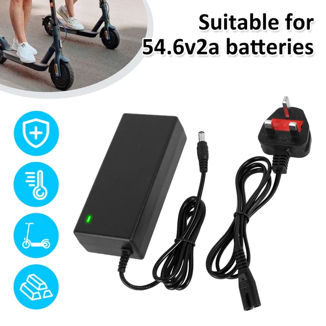 48V 2A Li-Ion Lithium Battery Charger For Electric Bike Scooter Ebike AA