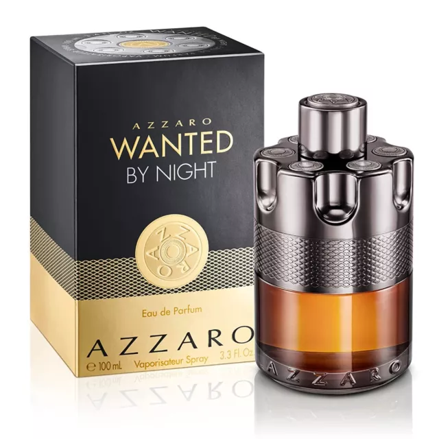 Azzaro Wanted by Night 3.4 oz by Azzaro Eau De Parfum Spray New in Box.