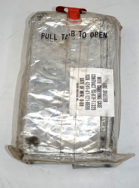 Wildland Fire Shelter Emergency Protection Firefighter FSS USFS Aug 1988 HotShot