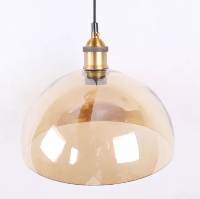 Vintage Industrial Cafe Bar Home Ceiling Light Hemispherical Chandelier Hanging