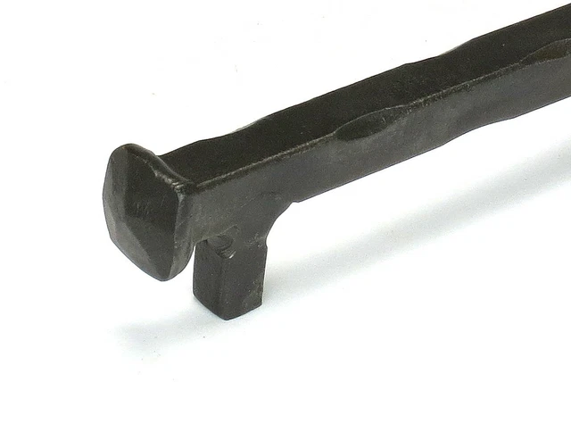Forged Cabinet Drawer Pulls Modern Rustic Kitchen Cupboard Handles Wrought Iron 3